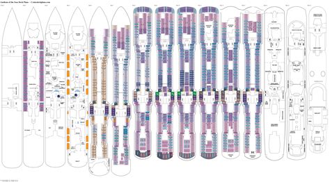 These staterooms have obstructed views. . Anthem of the seas deck plans